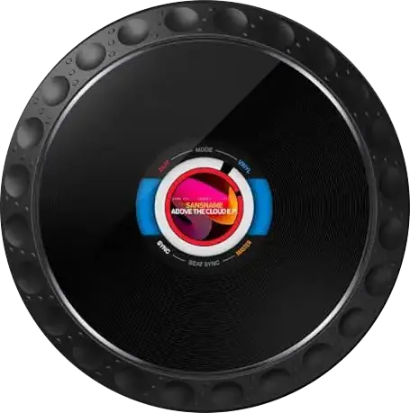 Platan CDJ — interactiv, trage cu mouse-ul
