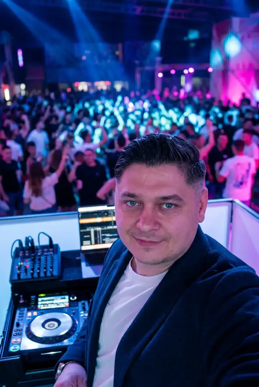 DJ Flo — selfie de pe scenă